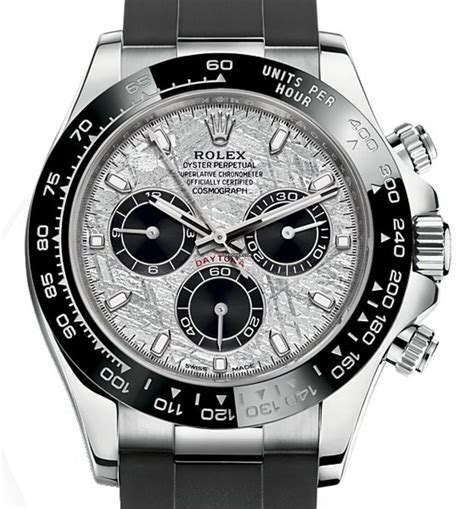 rolex daytona 116519 white gold|rolex meteorite daytona price.